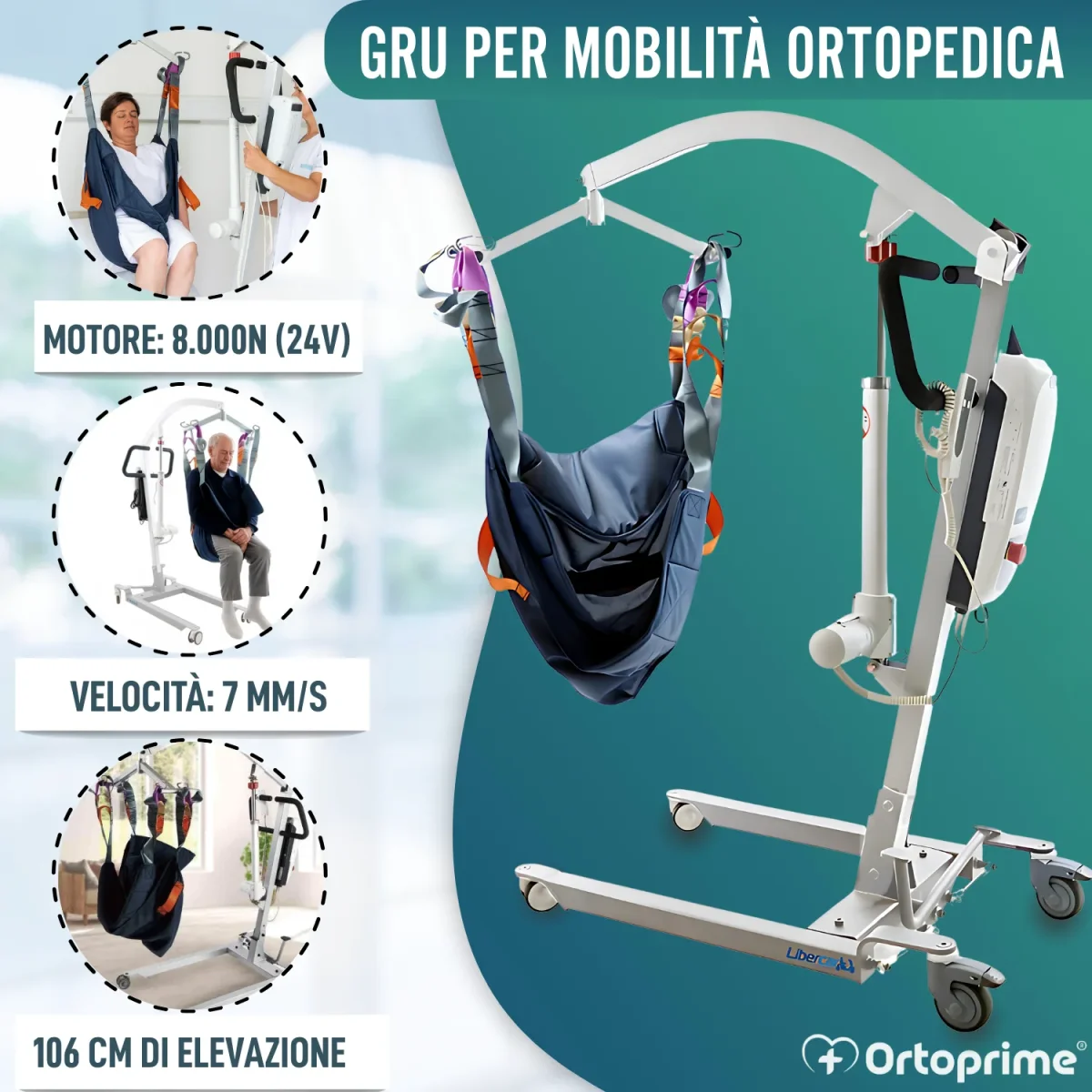 Grue Orthopédique | Harnais avec Support Tête Inclus – Image 6